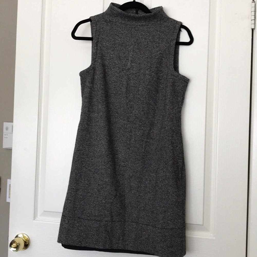 Banana Republic black and grey tweed dress